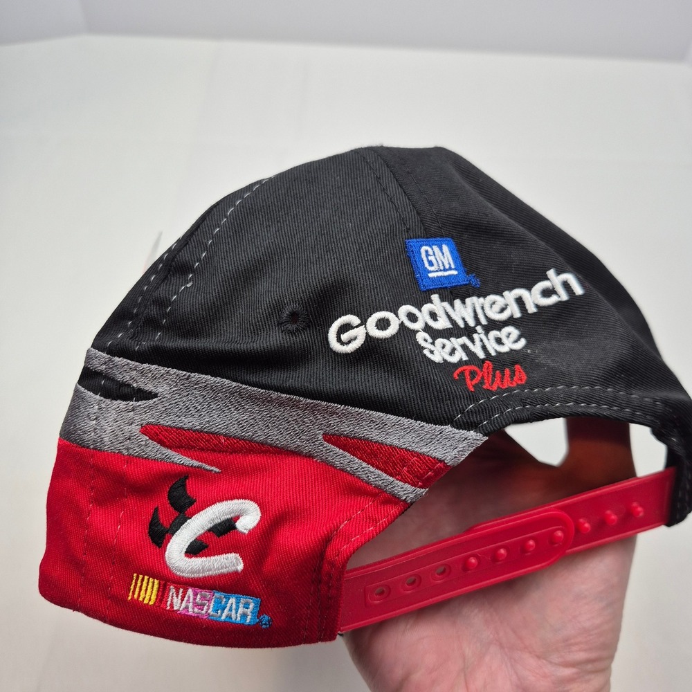 Dale Earnhardt #3 Goodwrench NASCAR Hat‎ Cap Chase Authentics Racing Black NWT - Picture 9 of 12